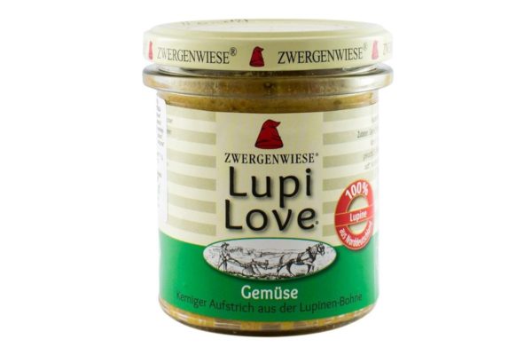 Crema tartinabila Bio vegetala din lupin cu legume Lupi Love 165 grame