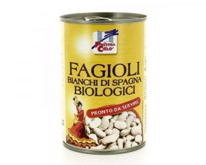 Fasole alba mare (spaniola) bio 400 gr