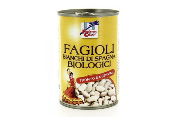 Fasole alba mare (spaniola) bio 400 gr