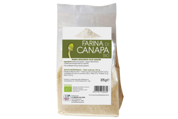 Făină bio de cânepă 375 gr