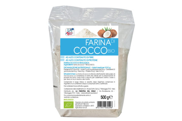 Făină bio de cocos 500 gr