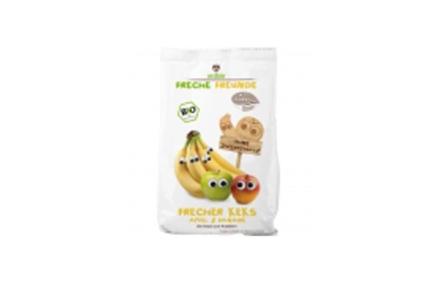 Biscuiți cu mere și banane bio 125g