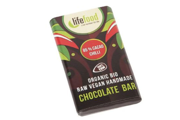 Ciocolată MINI cu 85% cacao și chilli raw bio 15g