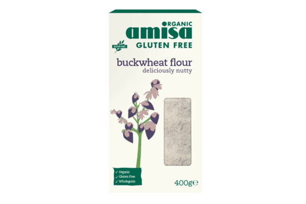 Făină de hrișcă fără gluten bio 400g Amisa