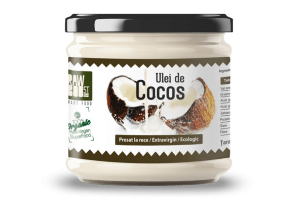 Ulei de cocos virgin Raw Boost 380 ml