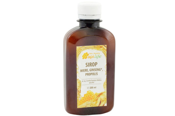 Sirop cu miere, ginseng, propolis Apilife 200 ml