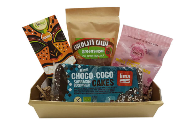 Coș cadou copii Crăciun Dulce – fără gluten
