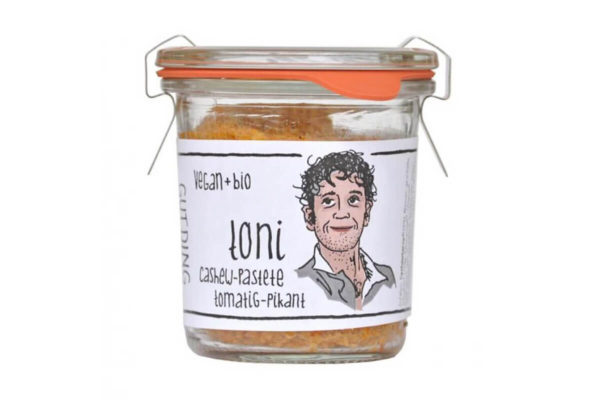 Pate vegetal picant pe bază de caju și roșii, Toni, 100 gr