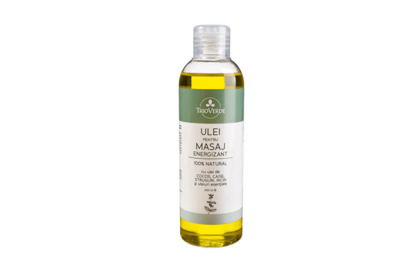 Ulei pentru masaj energizant Trio Verde 200 ml