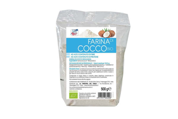 Nucă de cocos bio rasă La Finestra sul Cielo 250 gr