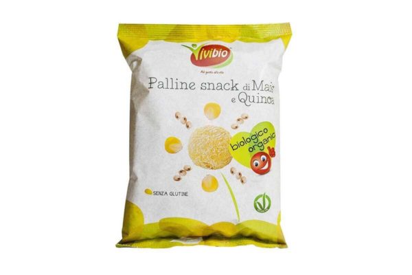 Pufuleți bio din porumb si quinoa Vivibio 40 gr