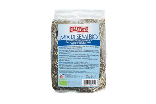 Mix de semințe bio Omega 3 La Finestra sul Cielo 250 gr