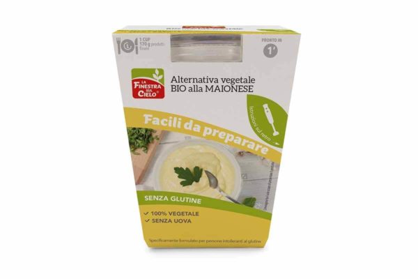 Mix bio fără gluten pentru maioneză vegetală La Finestra sul Cielo 122 gr