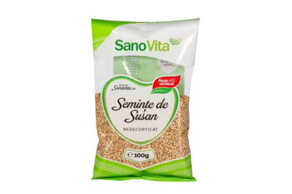 Seminte de susan nedecorticat Sanovita 100 gr