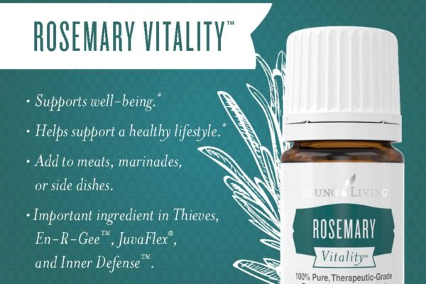 Ulei esențial de rozmarin Rosemary+ Plus Young Living 5 ml - imagine 2