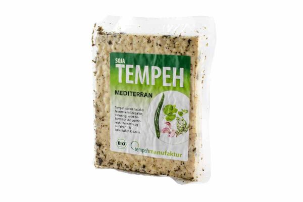 Tempeh bio mediteranean din soia TempehManufaktur 200 gr