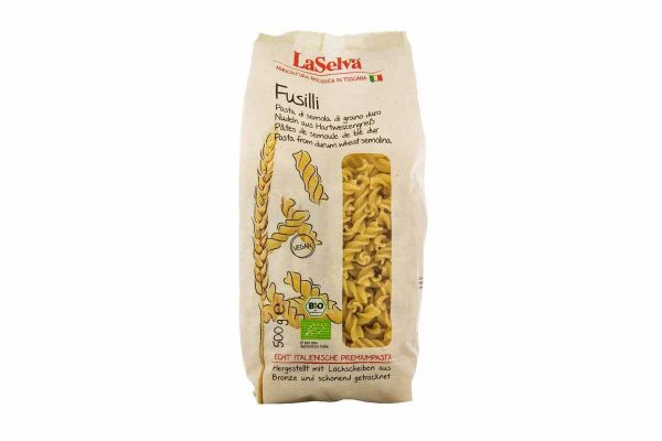 Paste fusilli bio din griş de grâu dur LaSelva 500gr