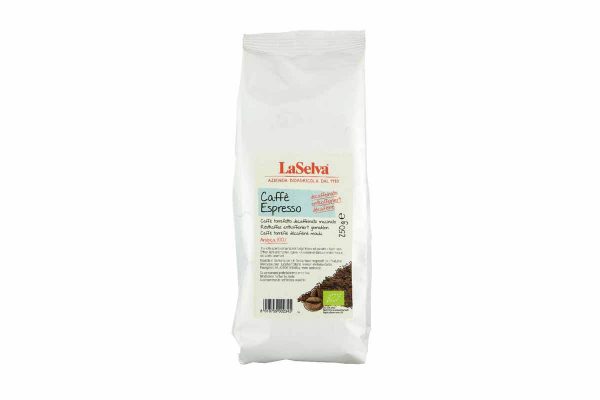 Cafea espresso bio decofeinizată Arabica 100% LaSelva 250 gr