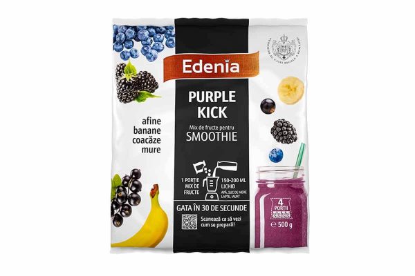 Mix de fructe pentru smoothie Purple Kick 500 gr