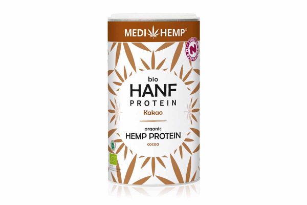 Proteină de cânepă bio cu cacao Medi Hemp 180 gr