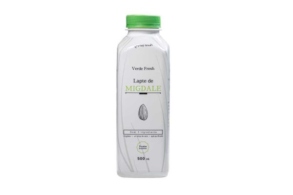 Băutură vegetală din migdale fără zahăr Verde Fresh 500 ml
