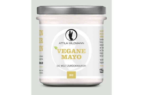 Maioneză bio vegană Attila Hildmann 125 ml