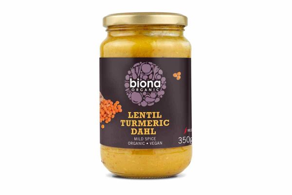 Dahl bio vegan cu linte și turmeric Biona 350 gr