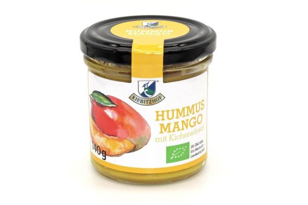 Hummus bio vegan cu mango Kiebitzhof 140 gr