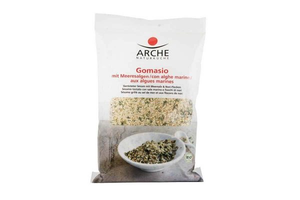 Gomasio bio vegan cu alge marine Arche 200 gr