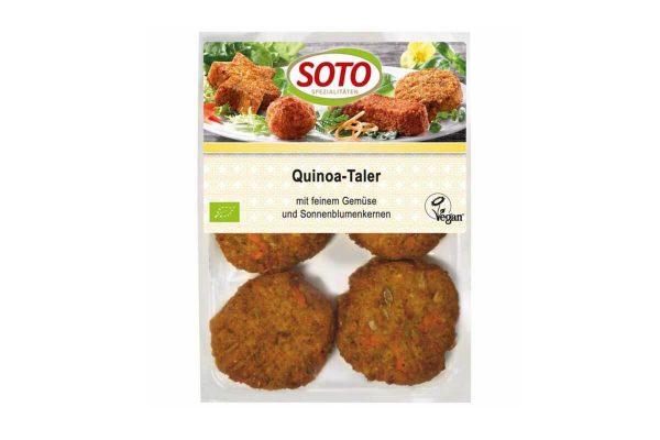 Chifteluțe bio vegane cu quinoa Soto 195 gr