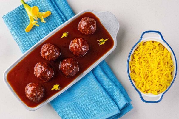 Chifteluțe vegetale în sos curry Green Course 300 gr - imagine 2