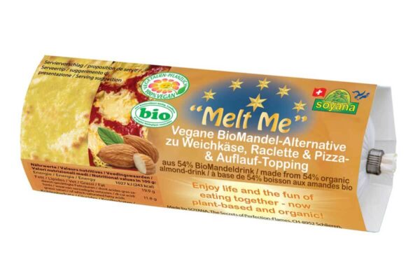 Alternativă bio vegană pentru brânza moale, raclette, pizza și topping Melt Me Soyana 200 gr