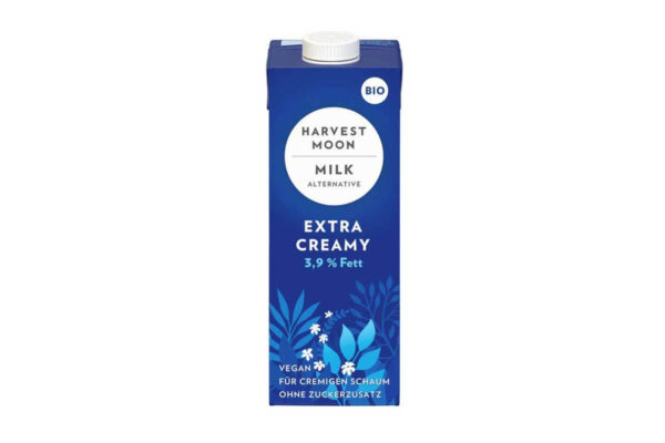 Băutură bio fără zahăr Extra Cremos 3,9% grăsime fără gluten Harvest Moon 1 L