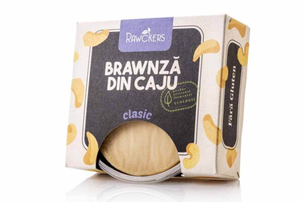 Brawnză bio vegană maturată din caju Rawckers 150 gr