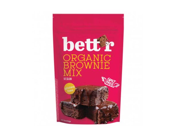 Mix bio pentru brownie vegan fără gluten Bettr 400 gr