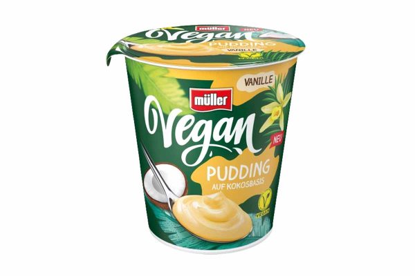 Budincă vegană cu vanilie Müller 300 gr