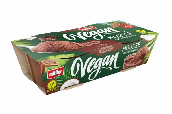 Mousse vegan de ciocolată Müller 140 gr