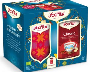 Pachet cadou Cana termos +1 Ceai bio Classic Editie Limitata Yogi Tea