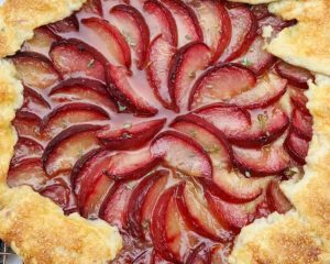 Galette cu prune cu blat din făină integrală și zahăr de cocos 1 kg