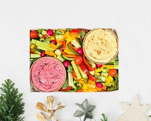 Platou Hummus & Cruditati 2,3 kg (fără gluten)