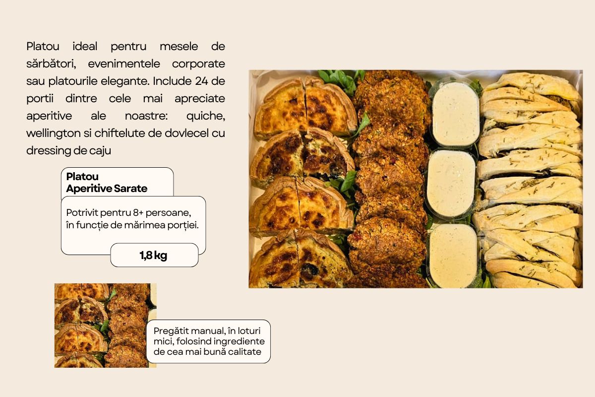 Platou Aperitive Sărate 1,8 kg - imagine 2