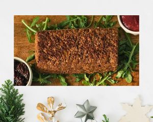 Terină de Sărbătoare cu jeleu de ceapă și chutney de merișoare 700 gr (fără gluten)