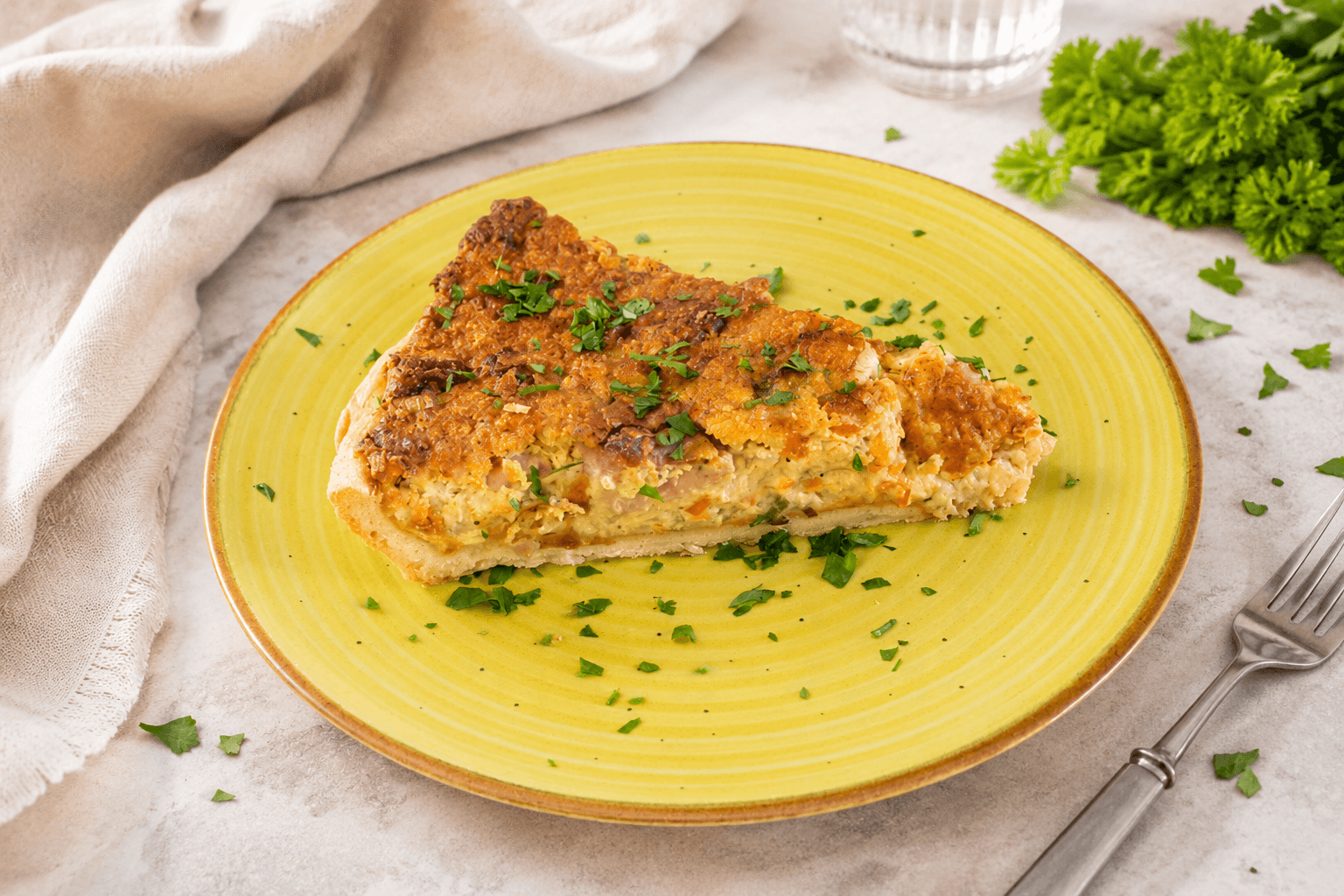 Quiche cu legume si “sunca” vegetala 160 gr